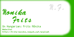 monika frits business card
