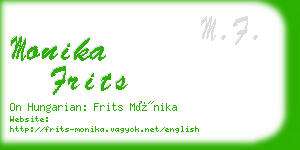 monika frits business card